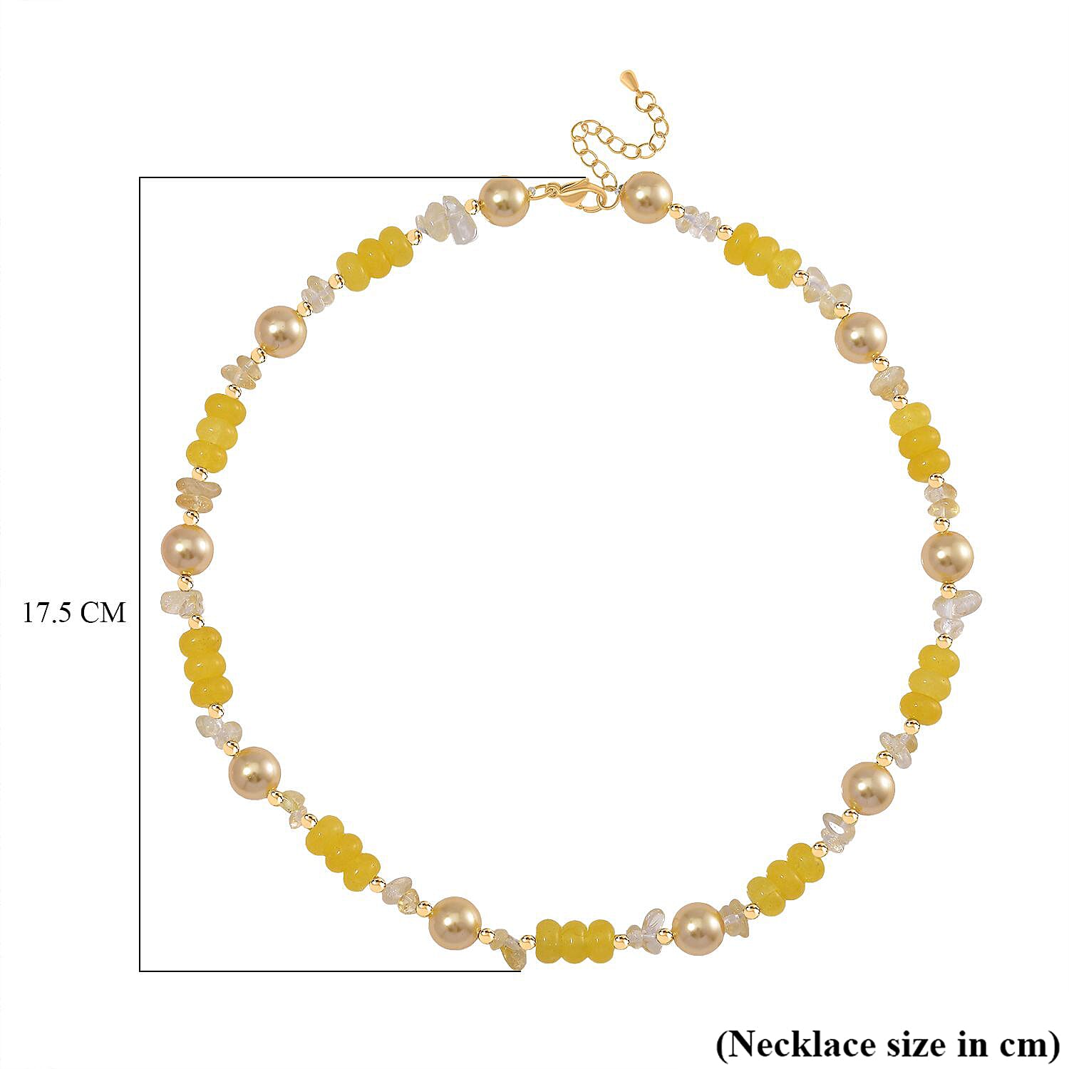 Necklace in Yellow Gold Tone