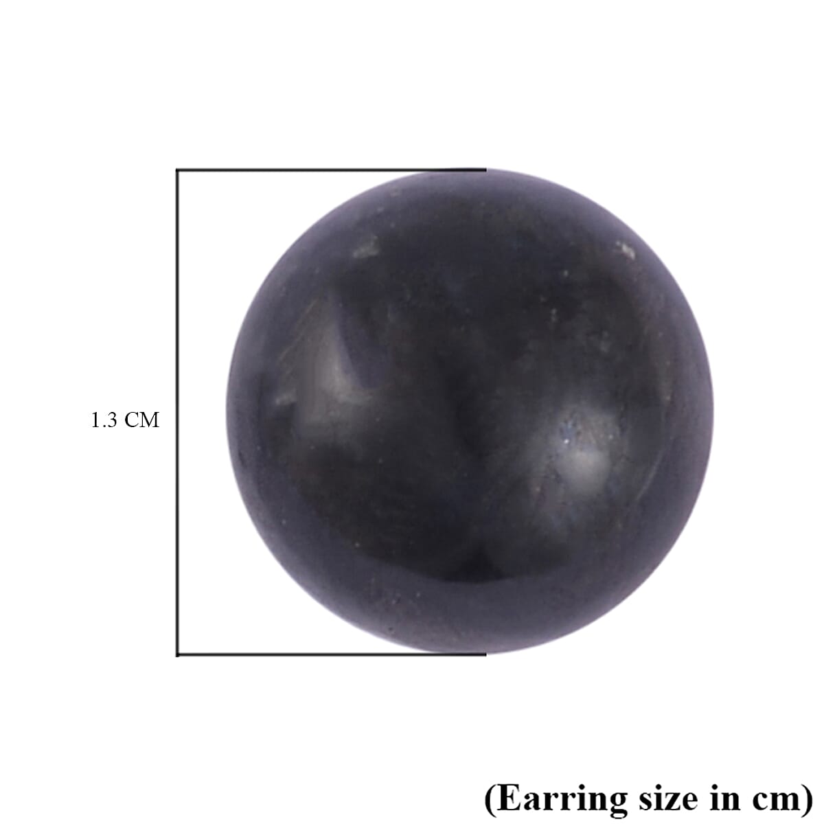 Natural Shungite Earrings with Push Backs in Rhodium Overlay Sterling Silver 12.00 Ct. Natural Shungite Earrings with Push Backs in Rhodium Overlay Sterling Silver 12.00 Ct.