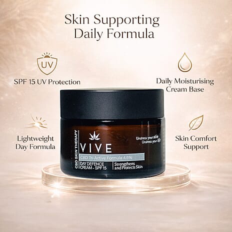 VIVE Day Defence SPF 15 Cream - 50ml with Travel Size - 15ml