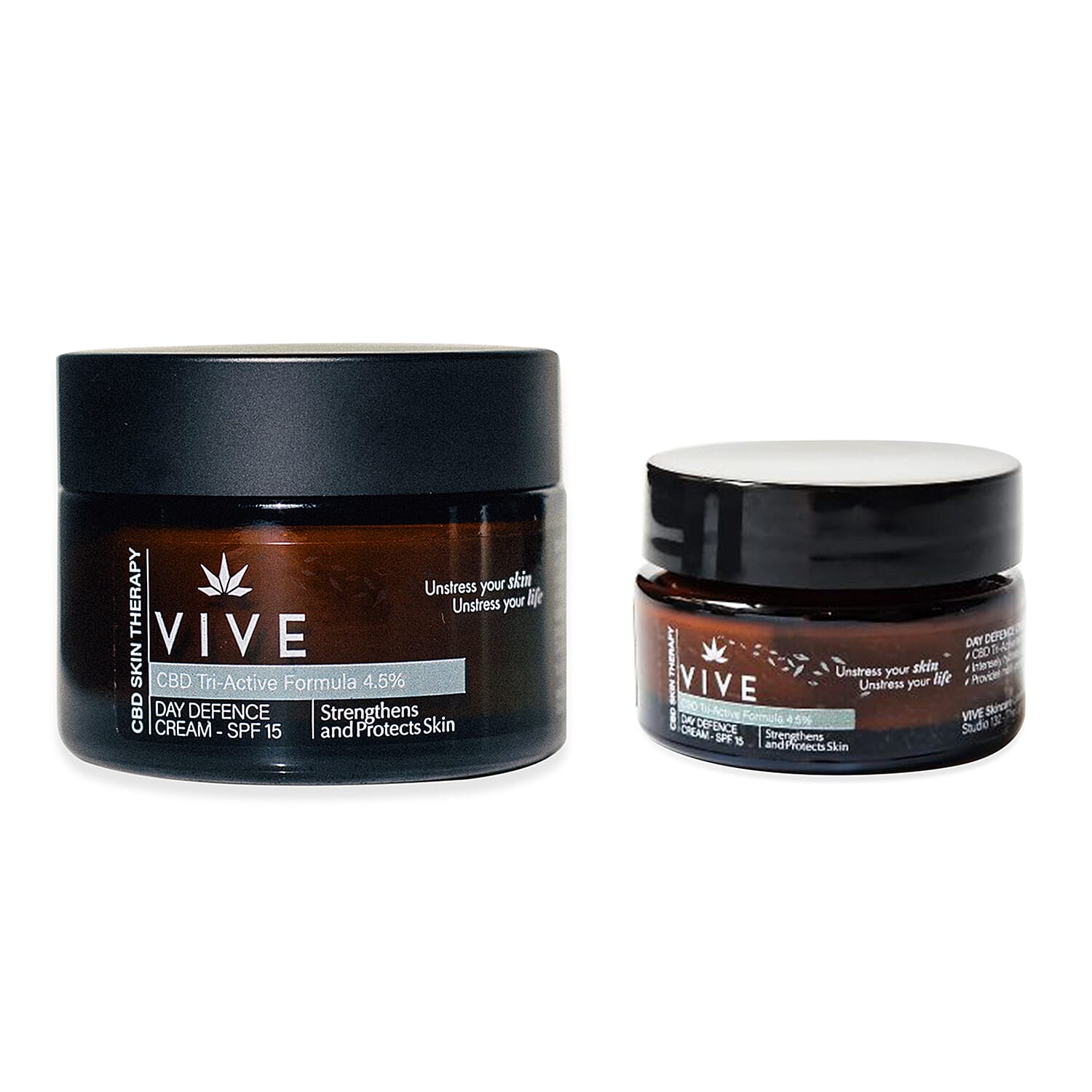 VIVE Day Defence SPF 15 Cream - 50ml with Travel Size - 15ml