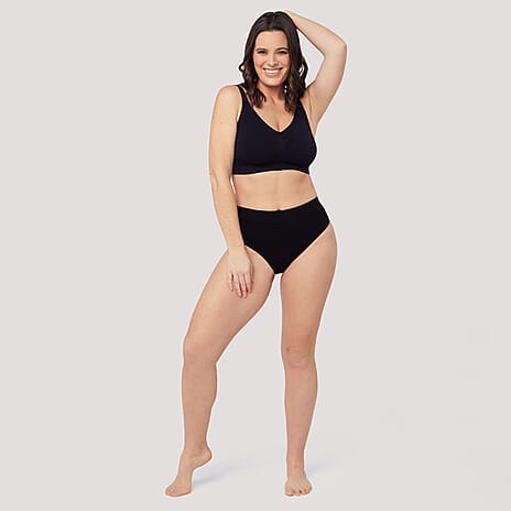 Bella Bodies Knitted Underwear (Size - Medium) - Black Sand
