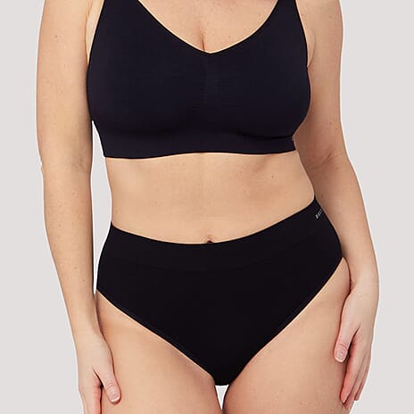 Bella Bodies Knitted Underwear (Size - Medium) - Black Sand