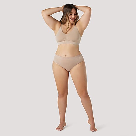 Bella Bodies Knitted Underwear (Size - Medium) - Black Sand