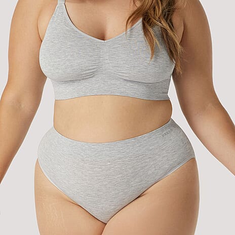 Bella Bodies Knitted Underwear (Size - XL) - Grey Marle