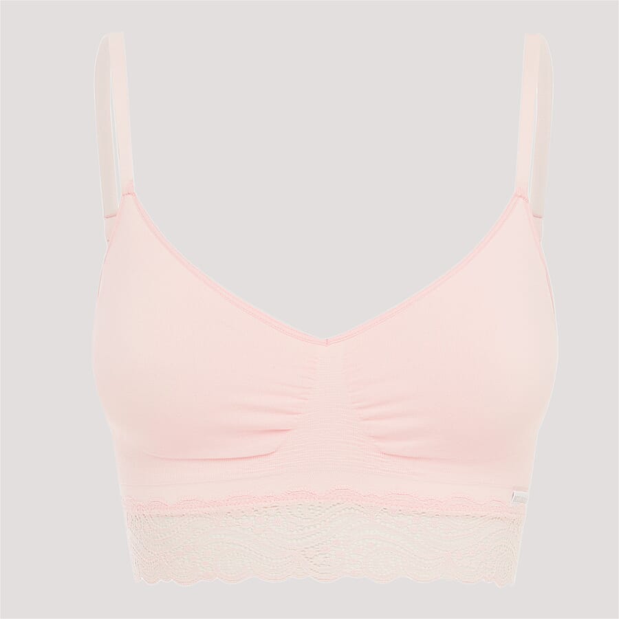 Bella Bodies Bamboo Bra (Size - Large) - Pink Champagne