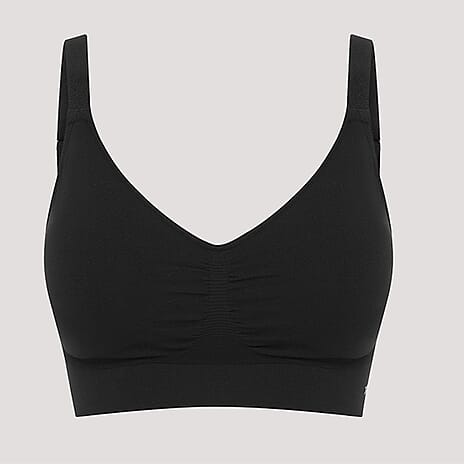 Bella Bodies Bamboo  Bra (Size - XL) - Black