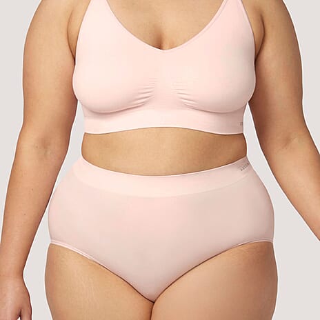 Bella Bodies Polyamide Knitted Underwear (Size - Small) - Pink Champagne