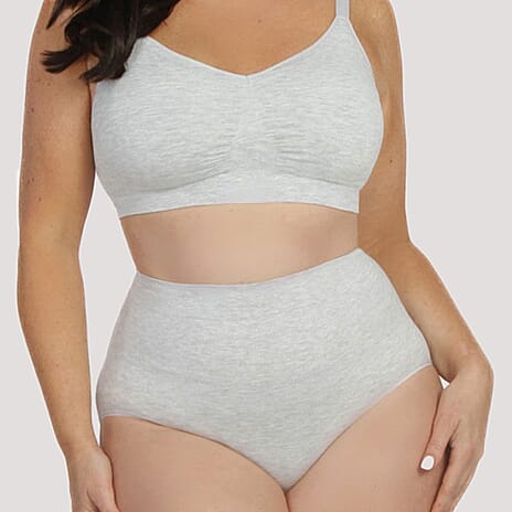 Bella Bodies Knitted Underwear (Size - XL) - Grey Marle
