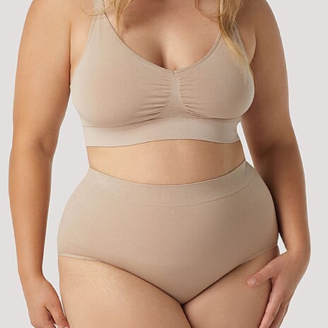 Bella Bodies Knitted Underwear (Size - Large) - Sand