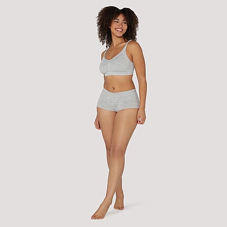 Bella Bodies Knitted Short (Size - XXL) - Grey Marle