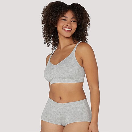 Bella Bodies Knitted Short (Size - XXL) - Grey Marle