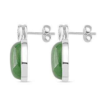 https://tjcuk.sirv.com/Products/81/4/8147487/Dyed-Green-Jade-Earring-with-Push-Back-in-Rhodium-Overlay-Sterling-Sil_8147487_3.jpg?w=342&h=342