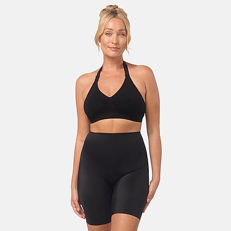 Bella Bodies Polyamide Knitted Short (Size - Large) - Black