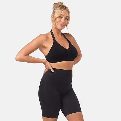 Bella Bodies Polyamide Knitted Short (Size - Large) - Black
