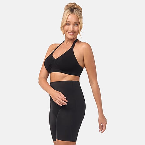 Bella Bodies Polyamide Knitted Short (Size - Large) - Black