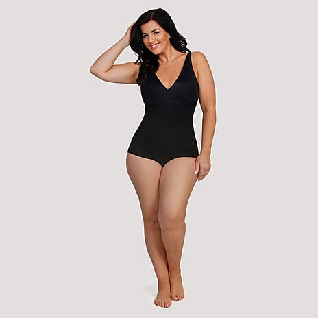 Bella Bodies Polyamide Knitted Shapewear (Size - Small) - Black
