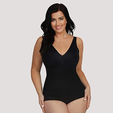 Bella Bodies Polyamide Knitted Shapewear (Size - Small) - Black