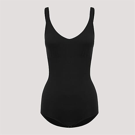 Bella Bodies Polyamide Knitted Shapewear (Size - Small) - Black