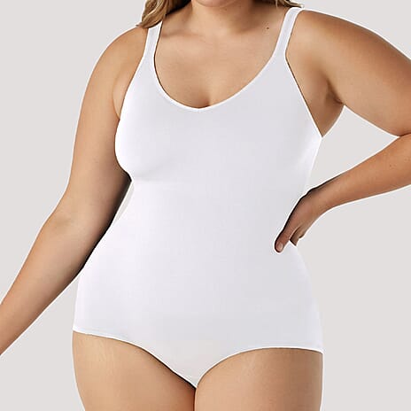 Bella Bodies Polyamide Knitted Shapewear (Size - XXL) - White