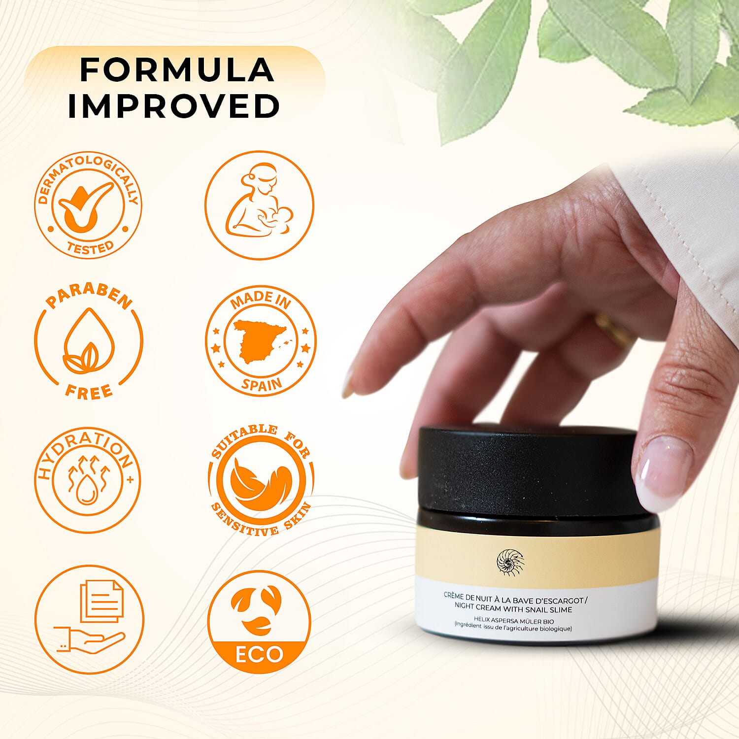 SKINEANCE Snail Slime Regenerating Night Cream - 50ml