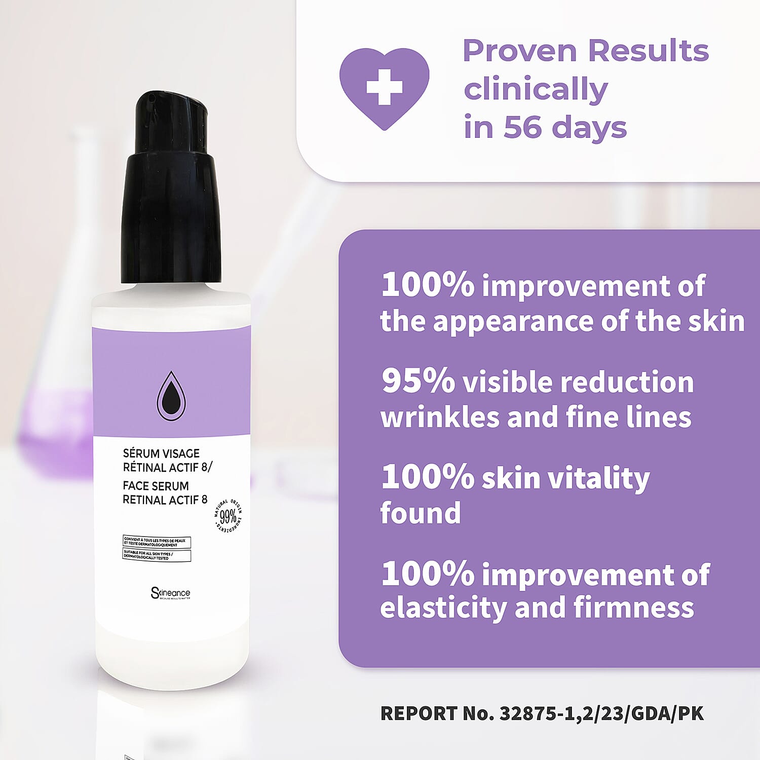 SKINEANCE Retinal Actif 8 Face Serum - 30ml