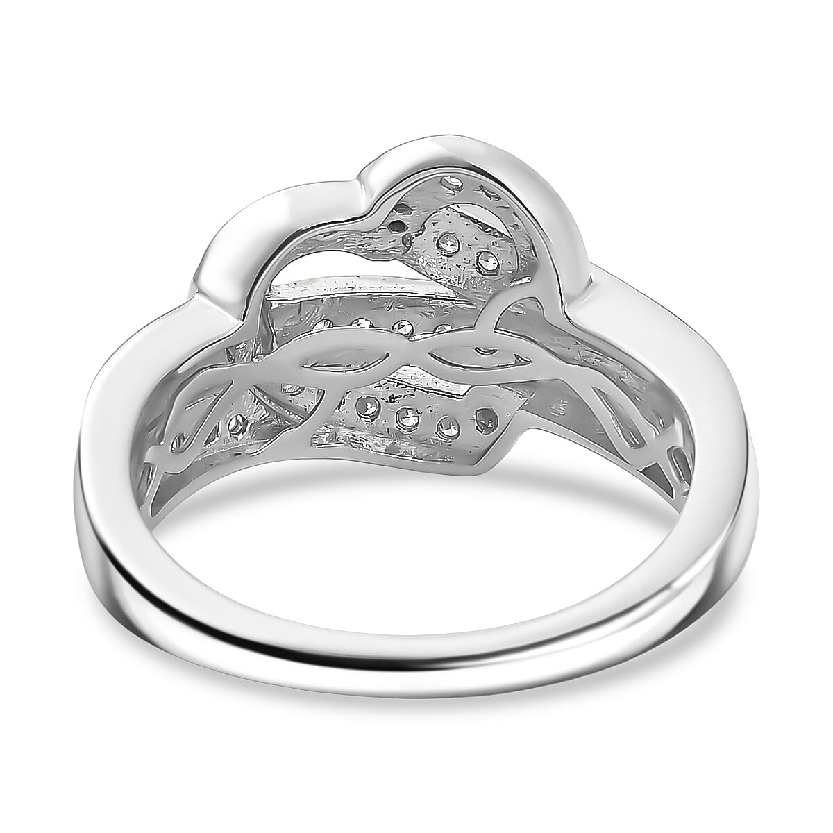 Luxuriant Diamond Lab Grown Diamond (SI-G-H) Ring in 18k Vermeil Yellow & Rose Gold Plated and Rhodium Overlay Sterling Silver 0.50 Ct. Luxuriant Diamond Lab Grown Diamond (SI-G-H) Ring in 18k Vermeil Yellow & Rose Gold Plated and Rhodium Overlay Sterling Silver 0.50 Ct.