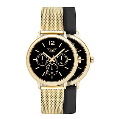 Aviator Ladies Smartwatch with Heart Rate and Menstrual Tracker