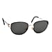 Dior Elegant Ladies Metal Cat Eye Sunglasses with Black Lenses
