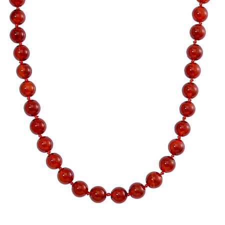 Ruby Agate Necklace (Size 18-2 Ext) with Lobster Clasp 380.00 Ct Ruby Agate Necklace (Size 18-2 Ext) with Lobster Clasp 380.00 Ct