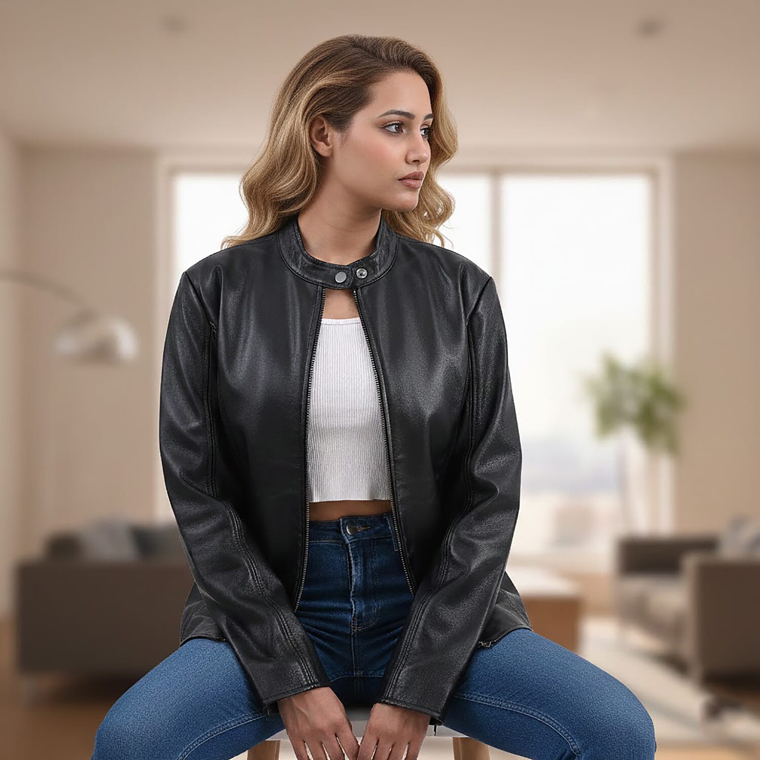 La Marey Signature Genuine Nappa Leather Jacket