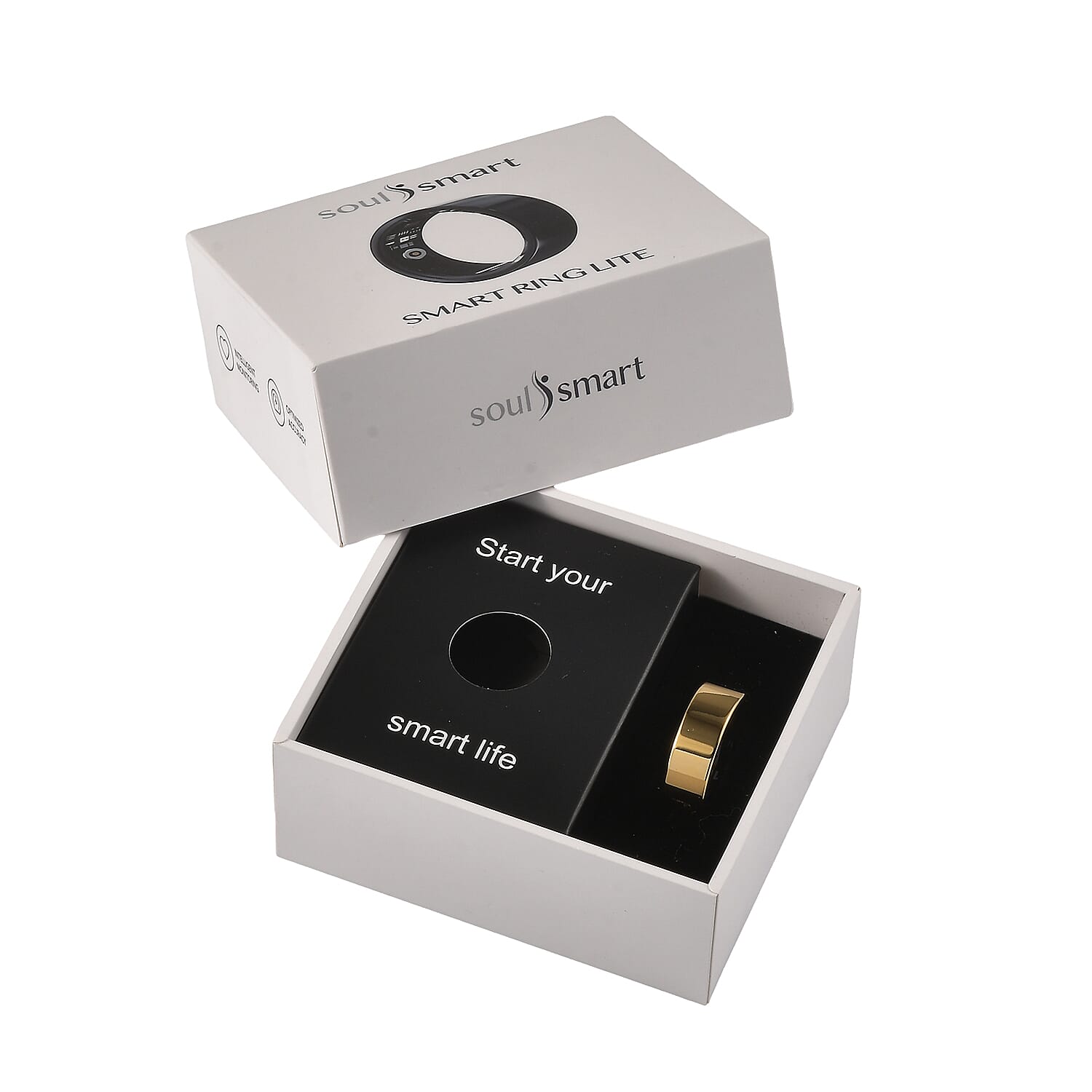 Soul Smart - Stainless Steel Smart RingV1- IP68 Waterproof Multi-Function Health & Fitness Tracker