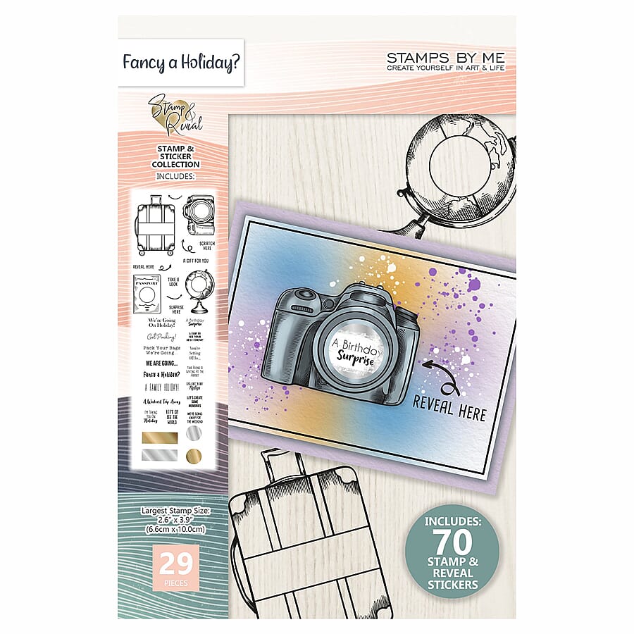 Fancy A Holiday - 29 Stamps - 70 Gold - Silver Stickers