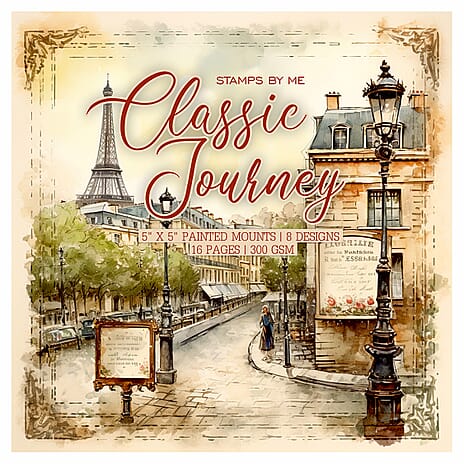 CLASSIC JOURNEY 5 X 5 8 DESIGNS 16 PAGES 300GSM