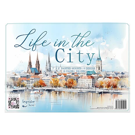 LIFE IN THE CITY - 7 X 5 8 DESIGNS 16 PAGES 300GSM
