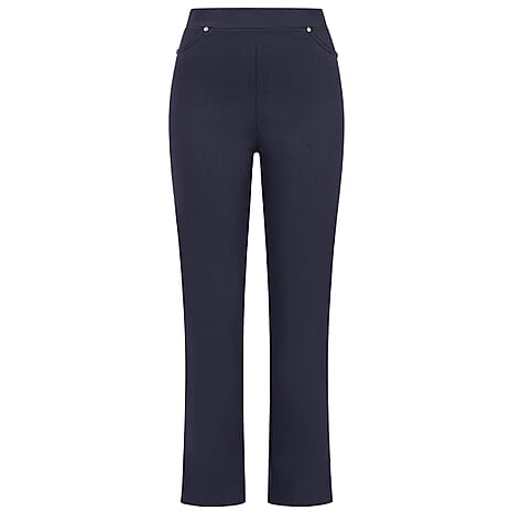 Classic Knitted Jean and Pant-Trouser (Size - 16) - Navy