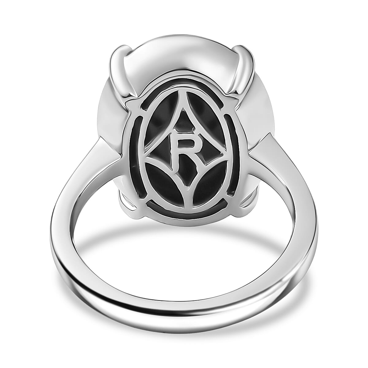 Rhapsody 950 Platinum AAAA Australian Boulder Opal (18X13mm) Solitaire Ring, Platinum Wt.7.30 Gms. Rhapsody 950 Platinum AAAA Australian Boulder Opal (18X13mm) Solitaire Ring, Platinum Wt.7.30 Gms.