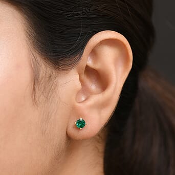 https://tjcuk.sirv.com/Products/81/5/8155406/Lab-Grown-Emerald-Solitaire-Stud-Push-Post-Earring-in-18K-Yellow-Gold-_8155406_2.jpg?w=342&h=342
