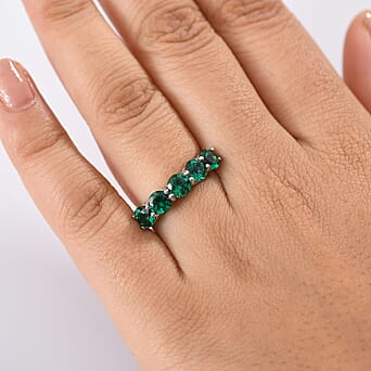 https://tjcuk.sirv.com/Products/81/5/8155416/Lab-Grown-Emerald-5-Stone-Ring-in-Platinum-Overlay-Sterling-Silver-2-2_8155416_2.jpg?w=342&h=342