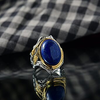 https://tjcuk.sirv.com/Products/81/5/8155501/Lapis-Lazuli-Solitaire-Ring-Pure-Yellow-Brass-9-491-Ct_8155501_1.jpg?w=342&h=342