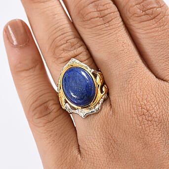 https://tjcuk.sirv.com/Products/81/5/8155504/Lapis-Lazuli-Solitaire-Ring-Pure-Yellow-Brass-9-491-Ct_8155504_2.jpg?w=342&h=342