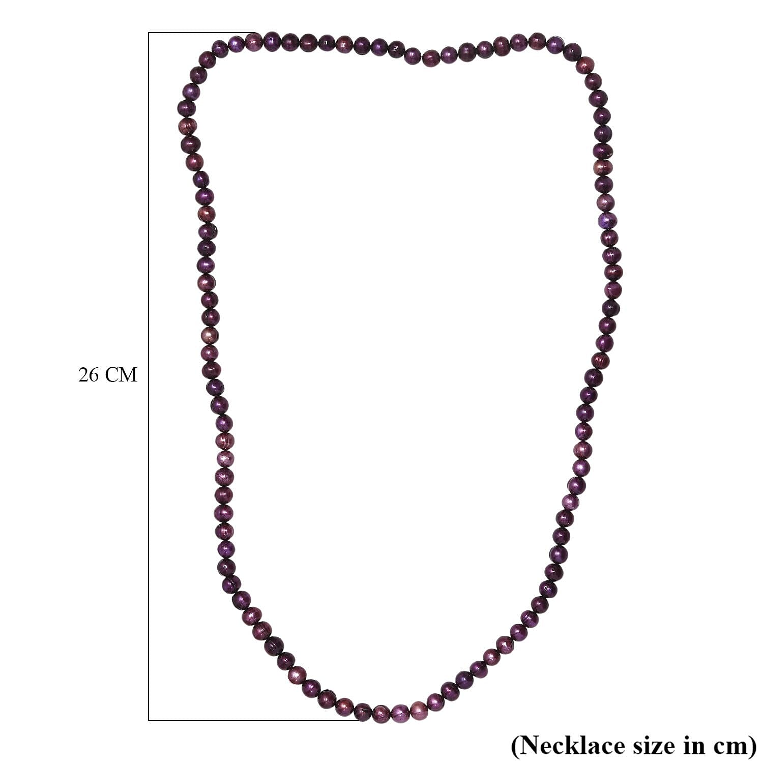 Pearl Stone Necklace Size - 28