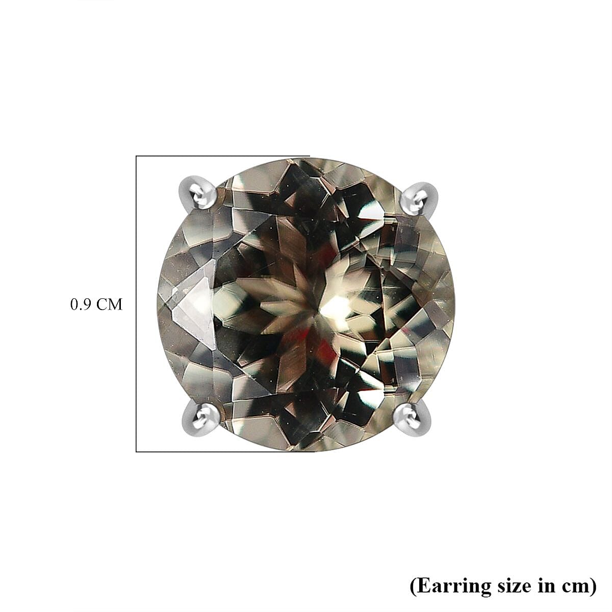 RHAPSODY - 950 Platinum AAAA Turkizite Stud Earrings with Screw Back 5.98 Ct. RHAPSODY - 950 Platinum AAAA Turkizite Stud Earrings with Screw Back 5.98 Ct.