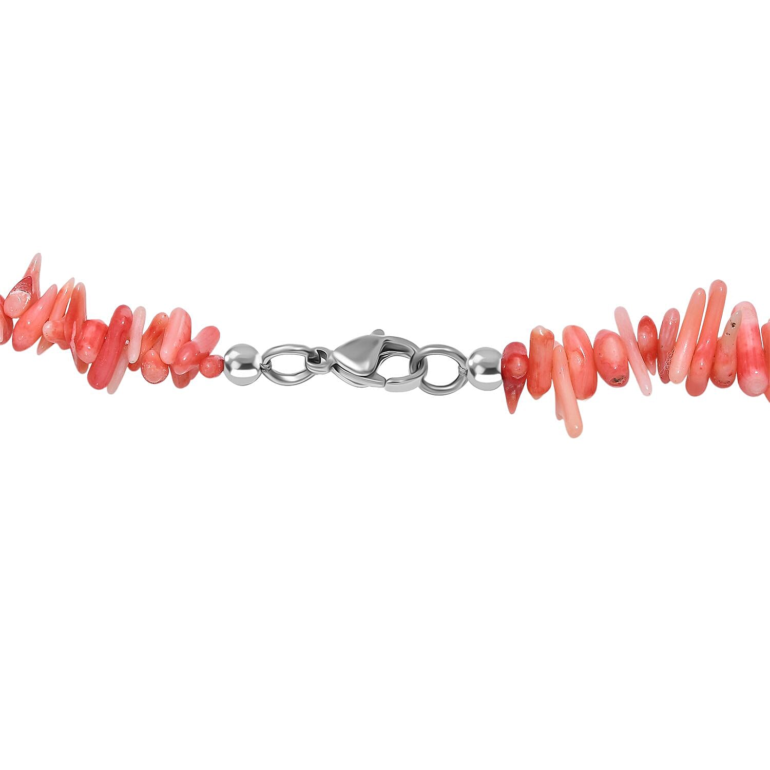 Coral Necklace (Size - 24) with Lobster Clasp 175.00 Ct. Coral Necklace (Size - 24) with Lobster Clasp 175.00 Ct.