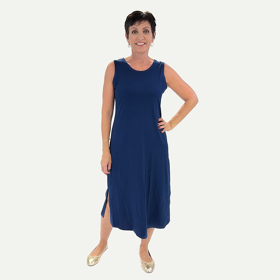 & Maisi Womens Sleeveless Midi Dress