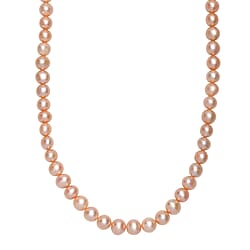 Navy Blue Dyed Pearl Stone Necklace (Size - 28) 260.00 Ct.