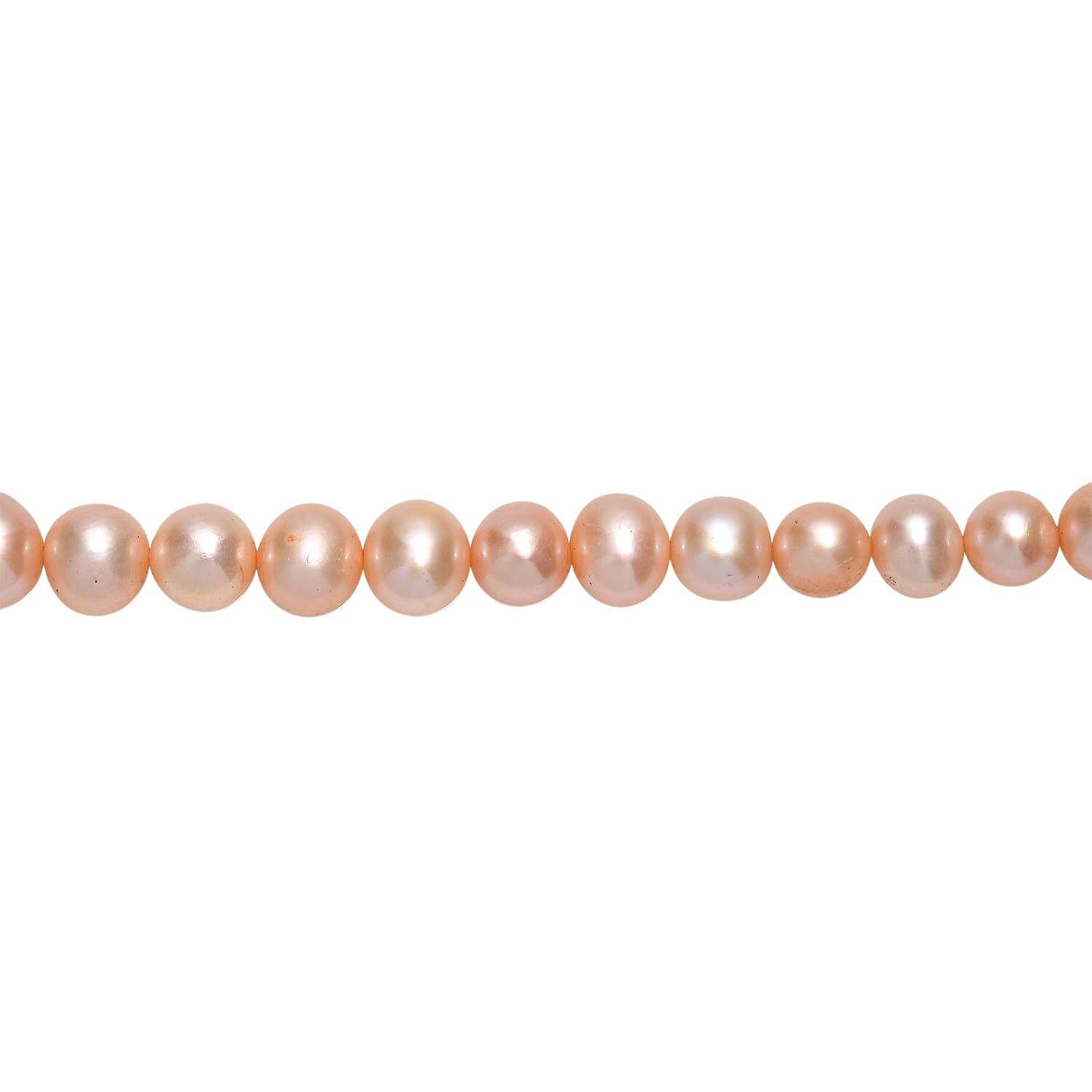Golden Dyed Pearl Stone Necklace (Size - 28) 200.00 Ct.
