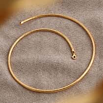 Royal Bali Collection 9K Yellow Gold 3MM Necklace (Size - 18) with Lobster Clasp