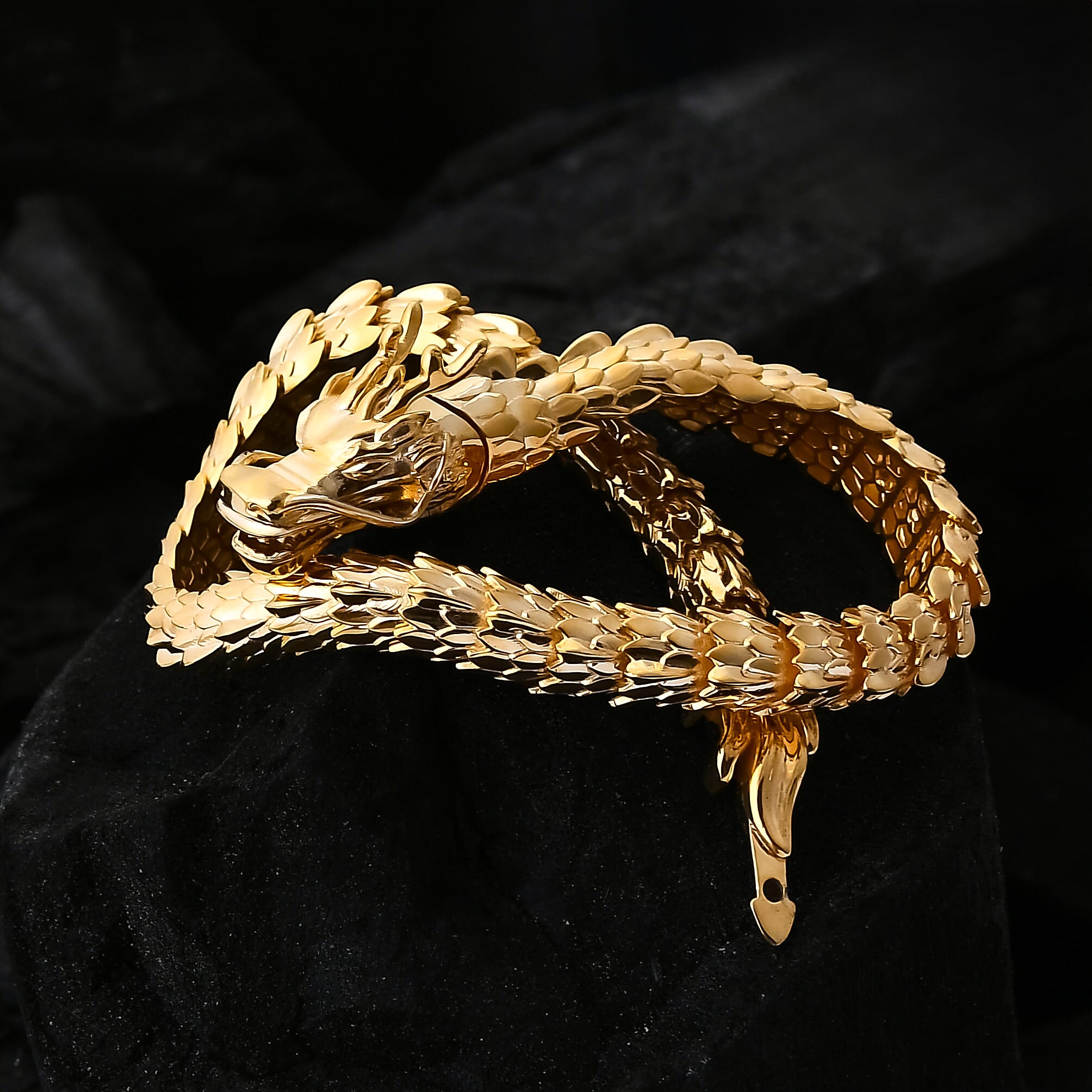 Bali Treasure - 9K Yellow Gold Bracelet (Size - 8), Gold Wt. 20.69 Gms.