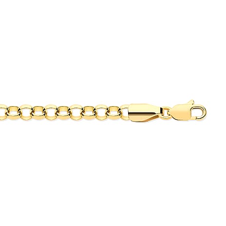 Closeout Deal - 9K Yellow Gold Double Curb Link Chain (Size - 18) with Lobster Clasp 1.80 Gram