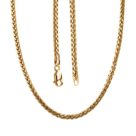 9K Yellow Gold 2.1MM SPIGA Necklace with Lobster Clasp 20 Inch 9K Yellow Gold 2.1MM SPIGA Necklace with Lobster Clasp 20 Inch
